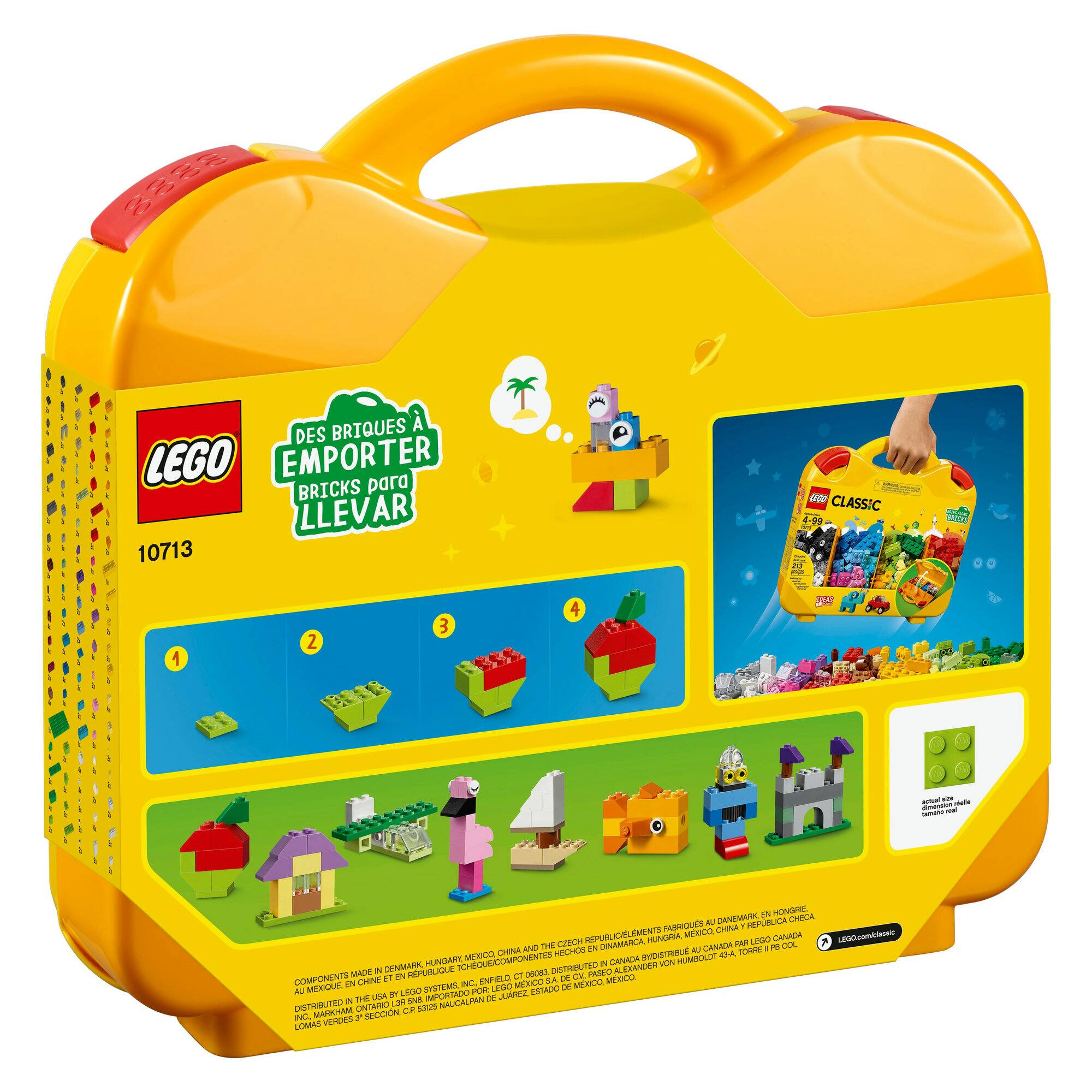 LEGO Classic Creative Suitcase 10713 Building Kit (213 Piece)